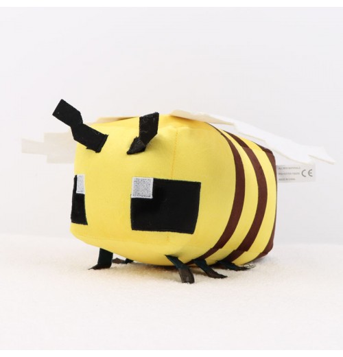 35x23cm(13.8*9'') Game Yellow Bee Plush Toy, Soft Stuffed Animals Cute Game Bee Doll Cartoon Toy Plushie Gift Toy For Children Fans