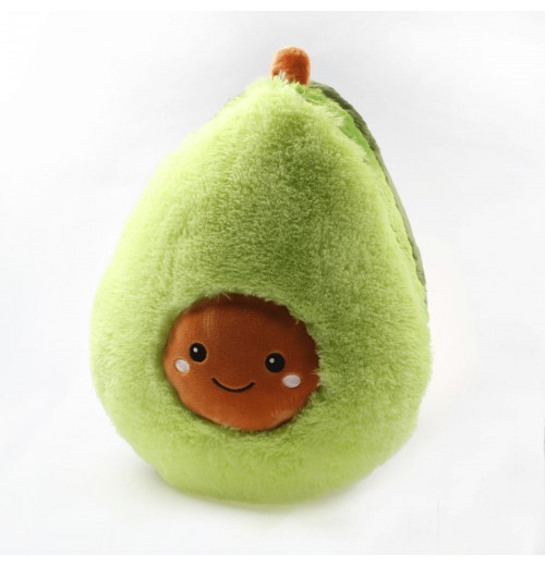 45cm/18'' Kawaii Avocado Plush Toy, Fruit Plant Cartoon Pillow Toys For Child, Soft Food Avocado Stuffed Doll For Kids Girls Xmas Gift