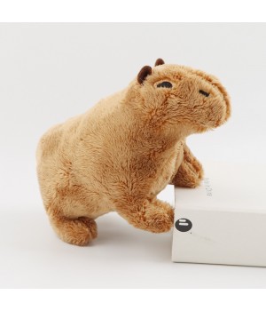 7inches Simulation Animal Capybara Plush Toys Cute Capybara Plush Dolls Stuffed Soft Animals Children Toy Kids Peluche Gift