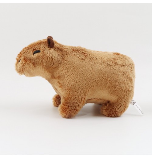 7inches Simulation Animal Capybara Plush Toys Cute Capybara Plush Dolls Stuffed Soft Animals Children Toy Kids Peluche Gift