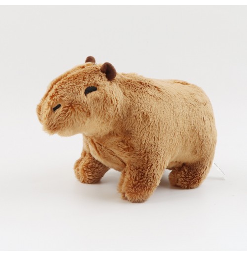 7inches Simulation Animal Capybara Plush Toys Cute Capybara Plush Dolls Stuffed Soft Animals Children Toy Kids Peluche Gift