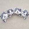 4inch Sweet Cat Seat Teddy Toy Animal Chi Cat Filling Doll Sweet Home Keychain Mini Soft Toy Kids Gift